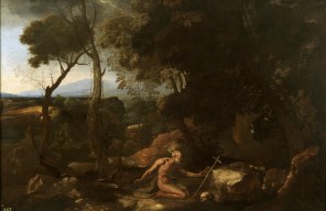 성 바오로 은수자가 있는 풍경_by Nicolas Poussin_photo by Lluis Ribes Mateu_in the National Prado Museum in Madrid_Spain.jpg